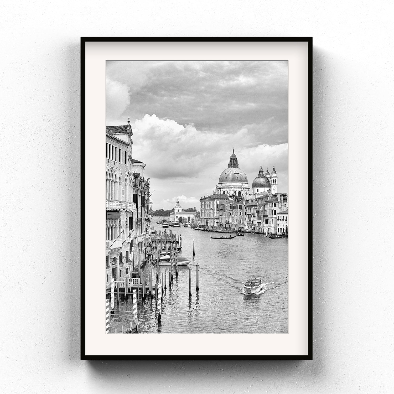 Grand Canal - Black & White - Travel Image