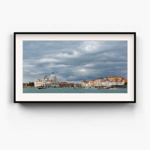 Framed Art Print of Busy Venice waterways