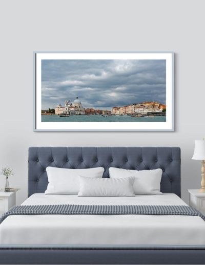 Beautiful wall art of Busy Venice waterways
