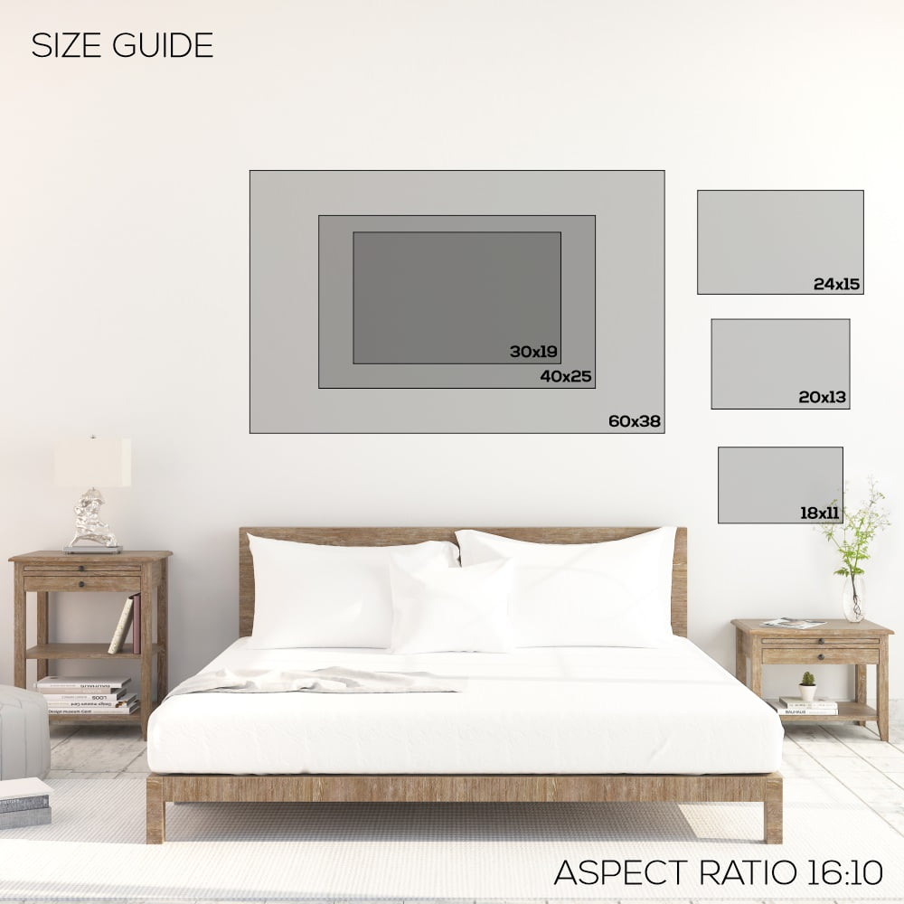 16:10 Wall Art Print Size Guide