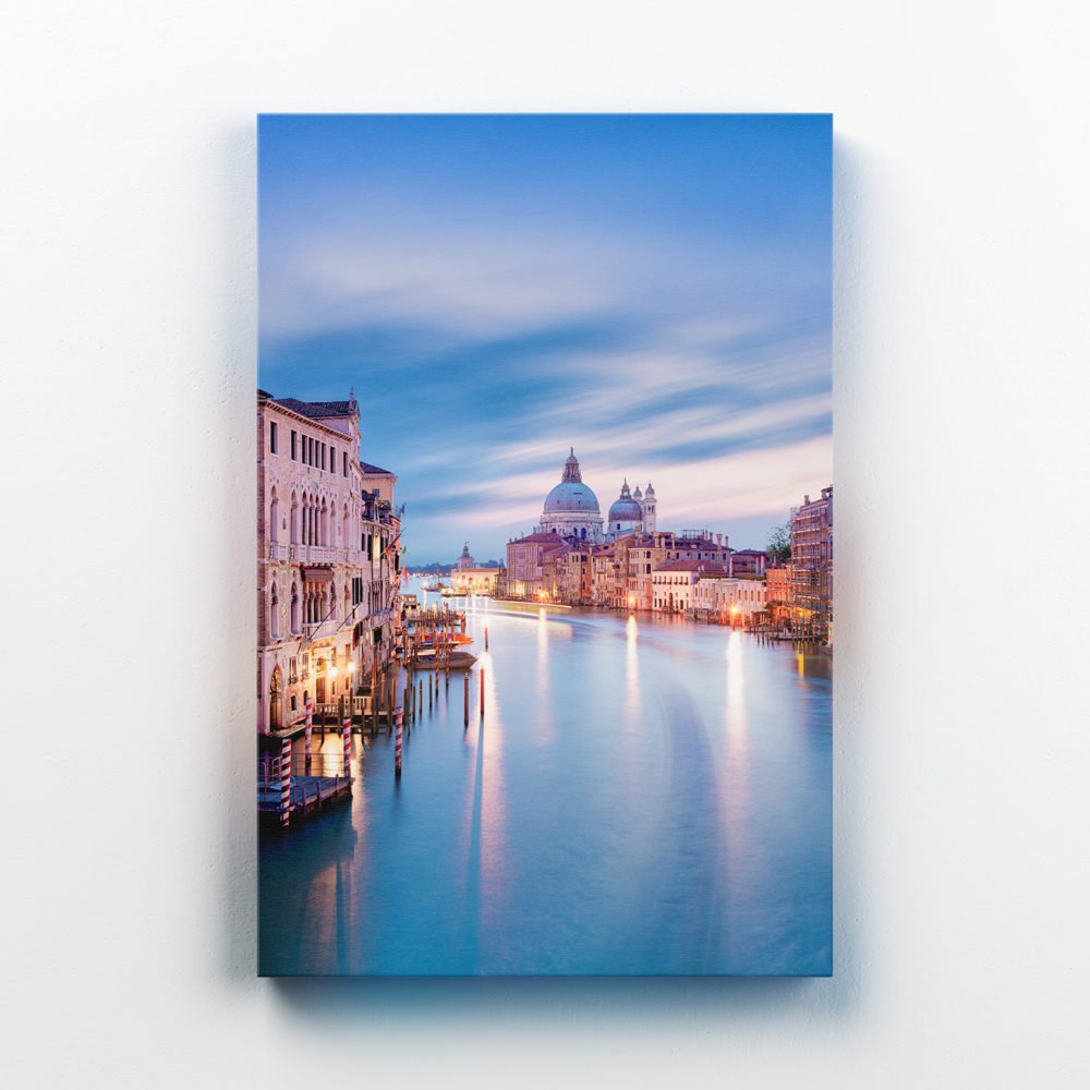 Canvas print of Venice's Grand Canal