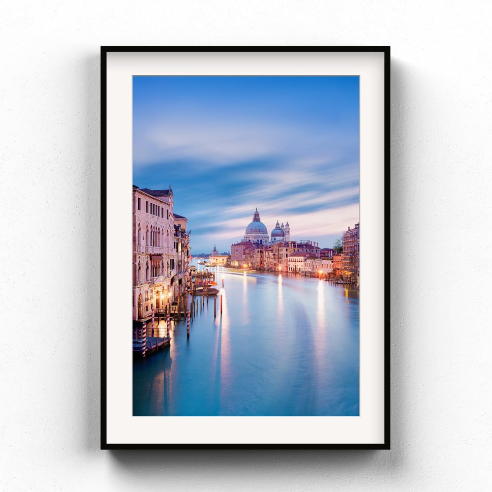 Framed Art Print of Venice's Grand Canal